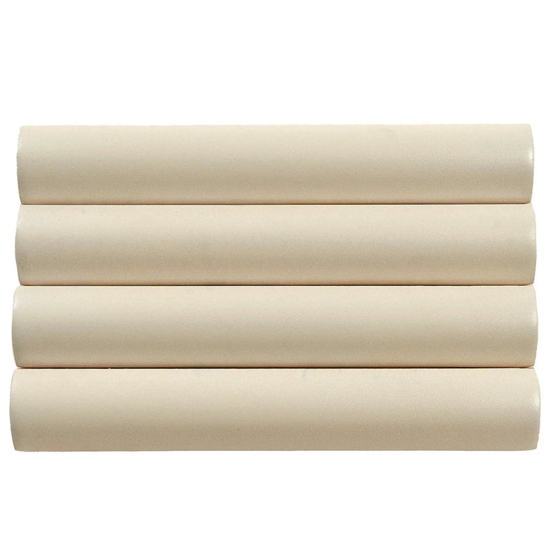 Light Tea Green 1.25x8 Matte Glossy Ceramic Bullnose Tile Trim (10 pack, 0.667 sq ft/case) by Apollo Tile