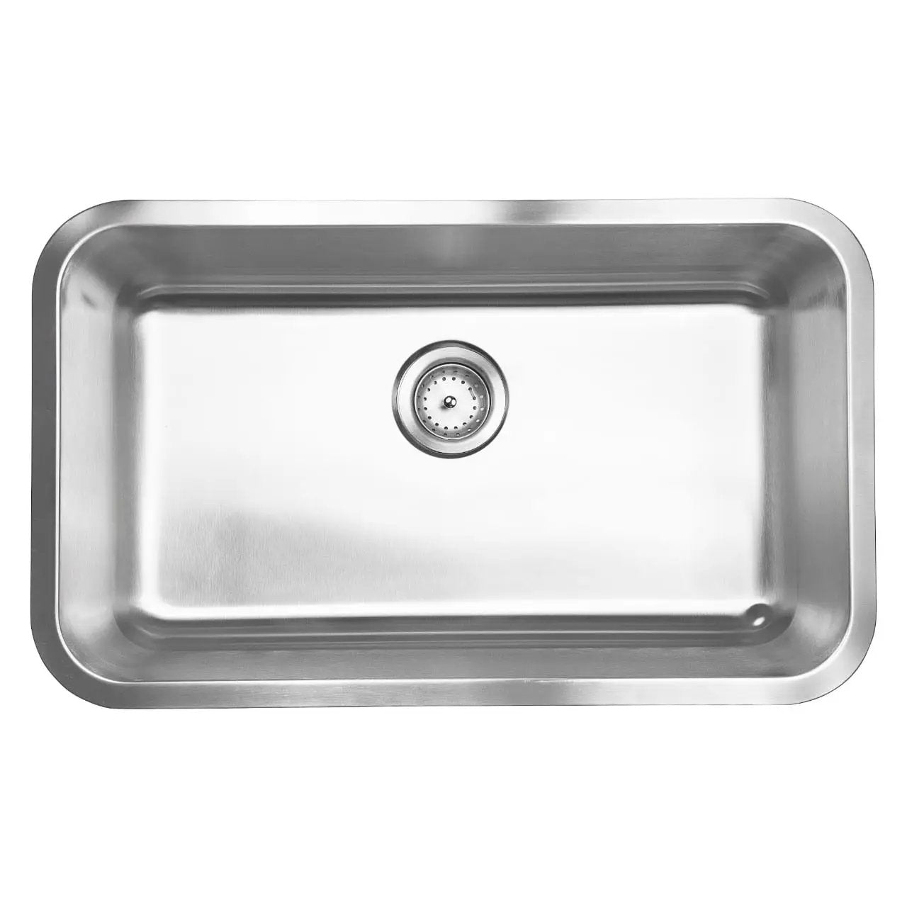 Single Bowl Kitchen Sink 3018 Stainless Steel close up