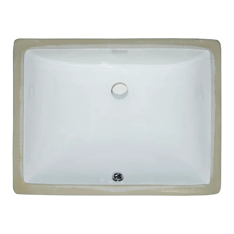 Vanity White Rectangle Porcelain 2015 Sinks close up
