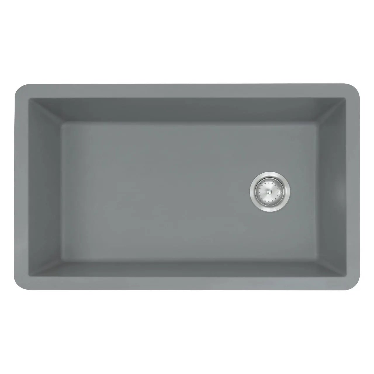 Grey Quartz Single Bowl 3119 Sink Composite close up