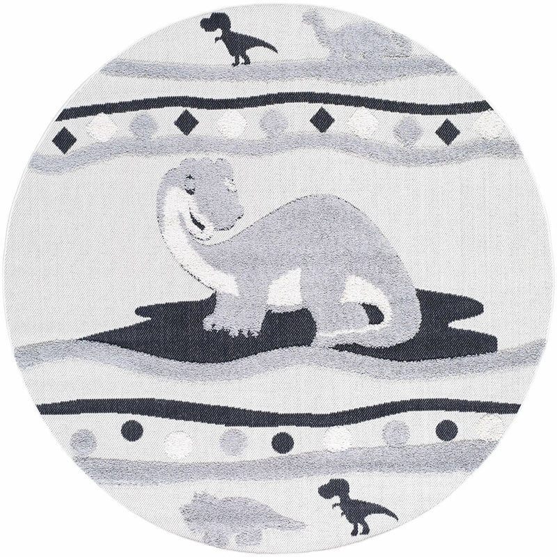 Kids Dinosaur Animal Print Nursery Outdoor Area Rug - Clearance by Boutique Rugs