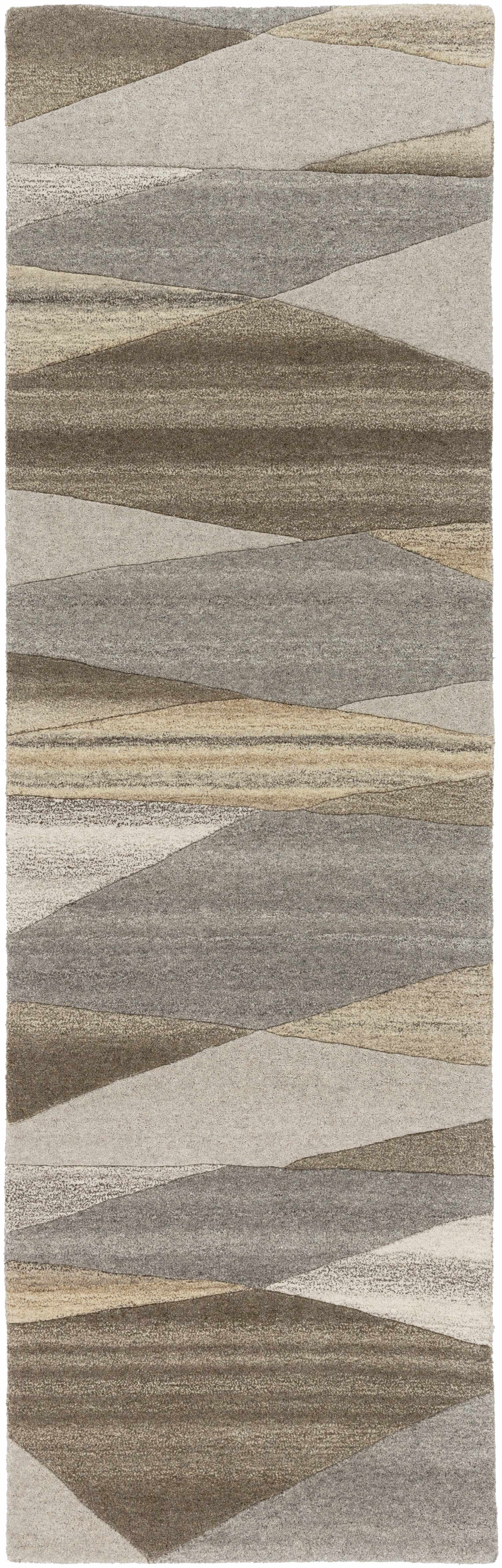 Forum Taupe Modern Wool Rug by Boutique Rugs
