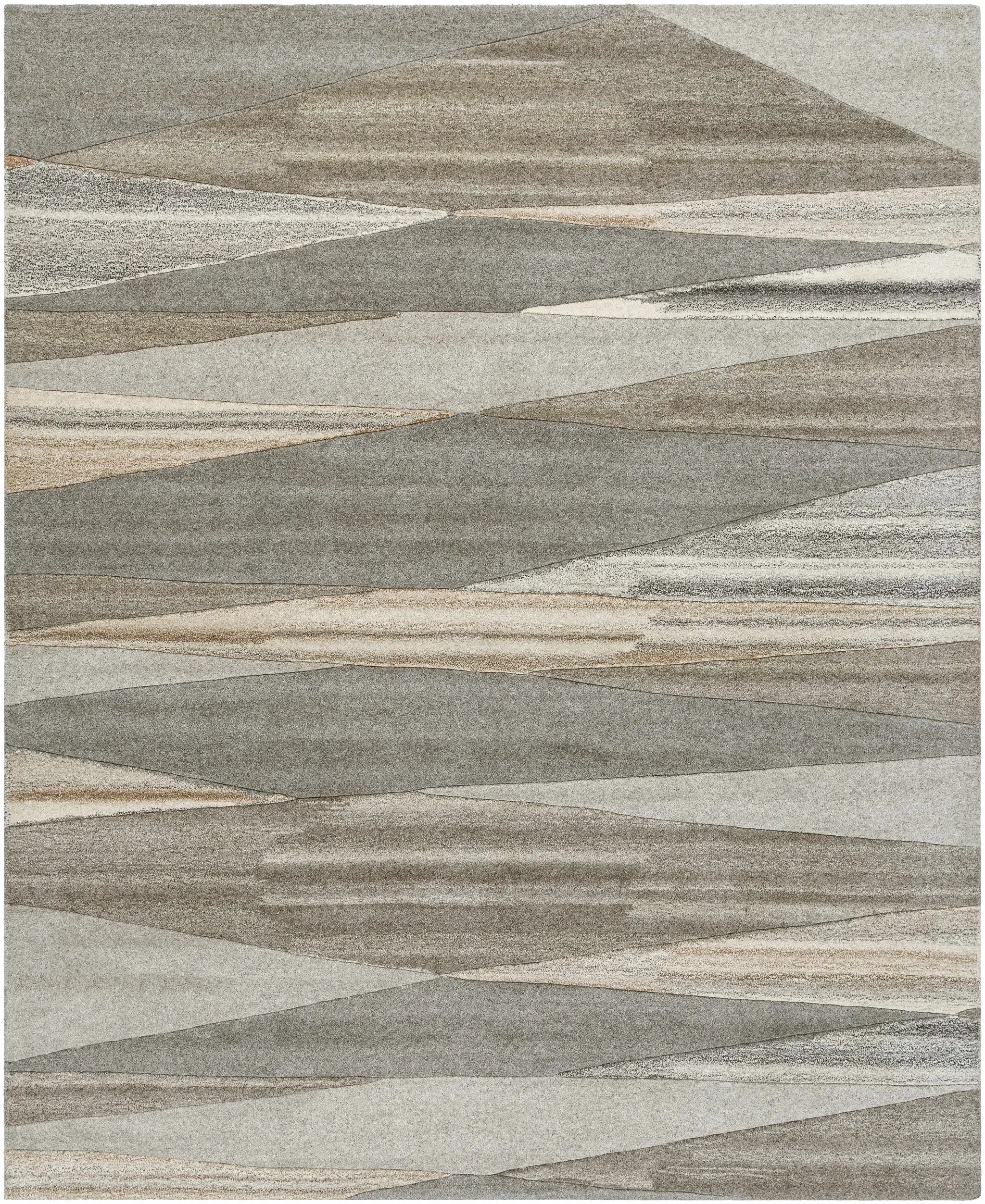 Forum Taupe Modern Wool Rug by Boutique Rugs