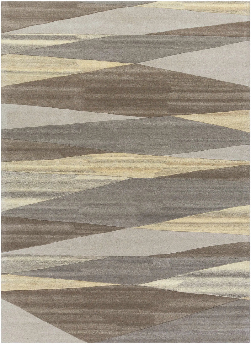 Forum Taupe Modern Wool Rug by Boutique Rugs