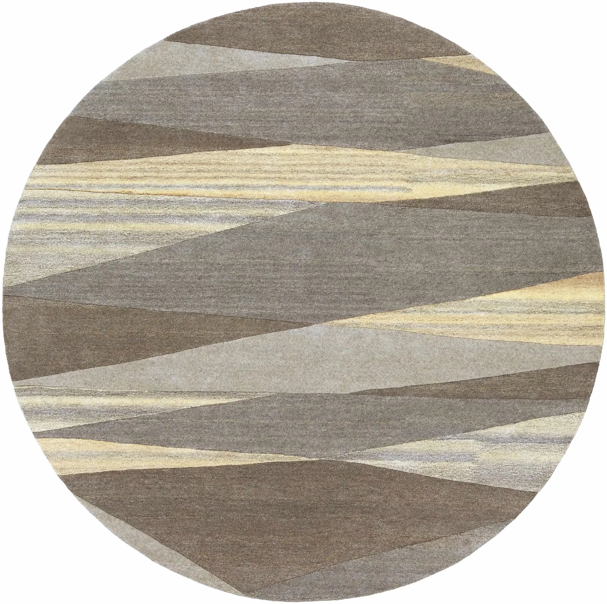 Forum Taupe Modern Wool Rug by Boutique Rugs