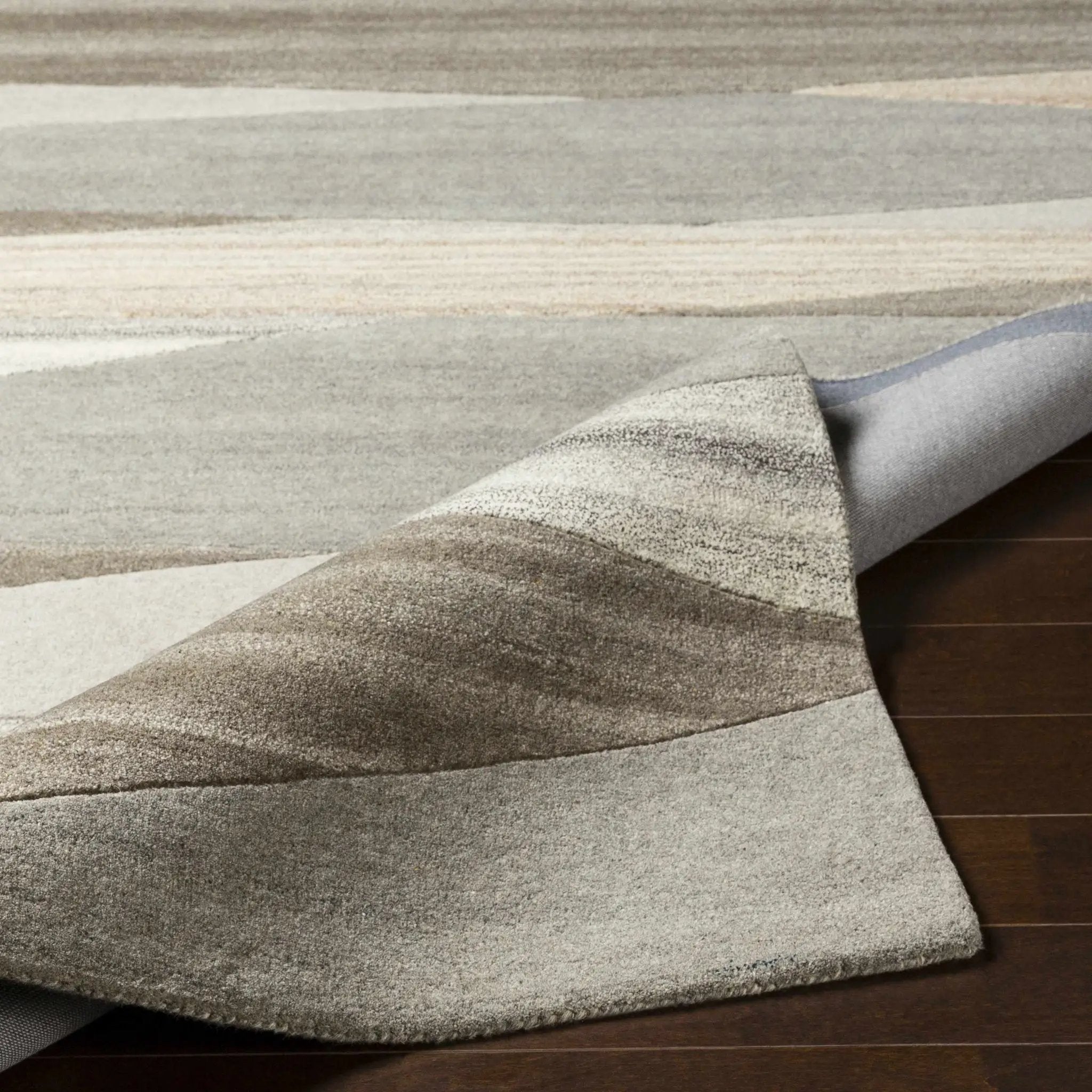 Forum Taupe Modern Wool Rug by Boutique Rugs