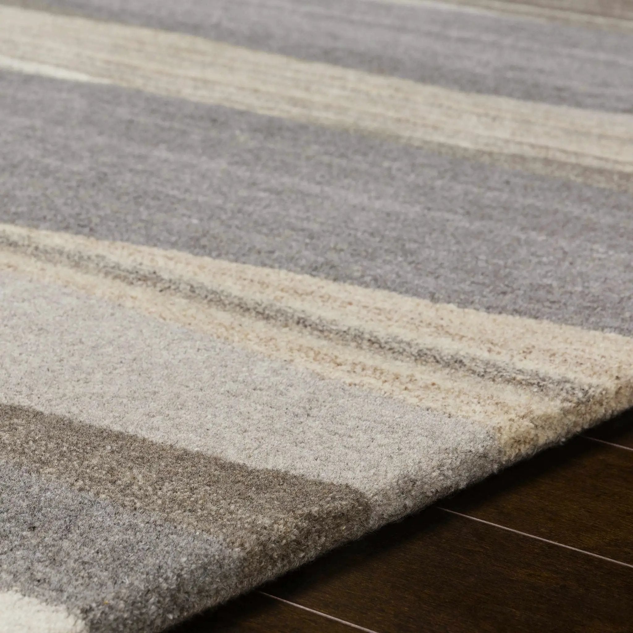 Forum Taupe Modern Wool Rug by Boutique Rugs