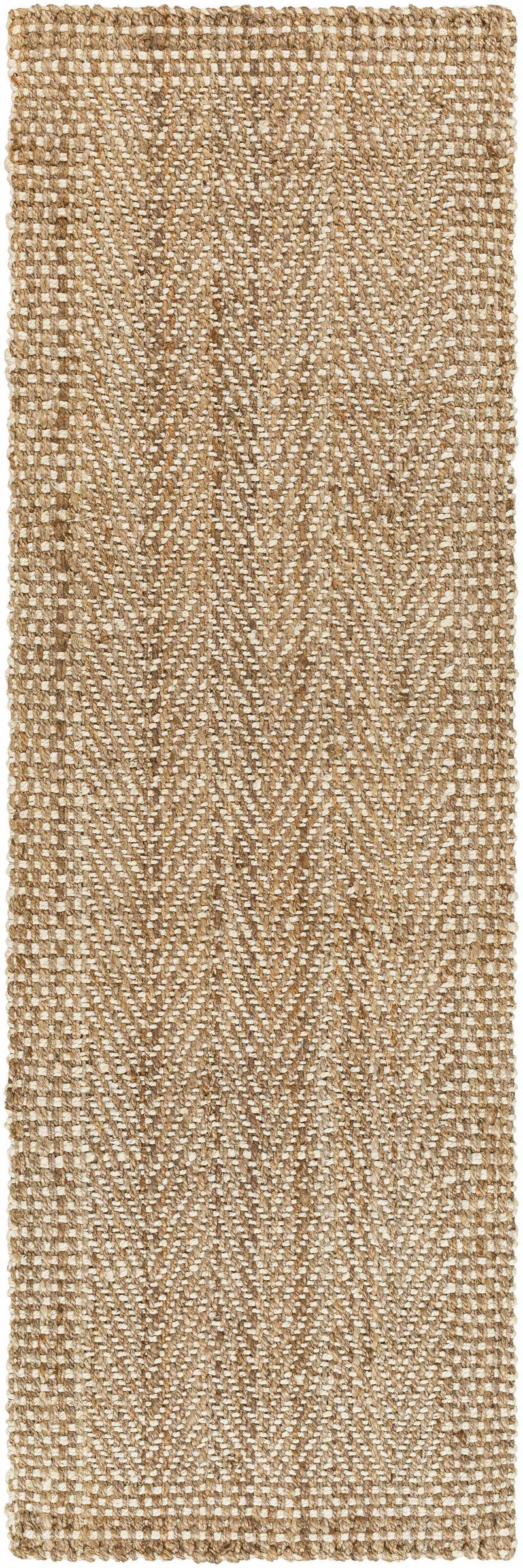 Dinah Natural Textured Jute Rug by Boutique Rugs