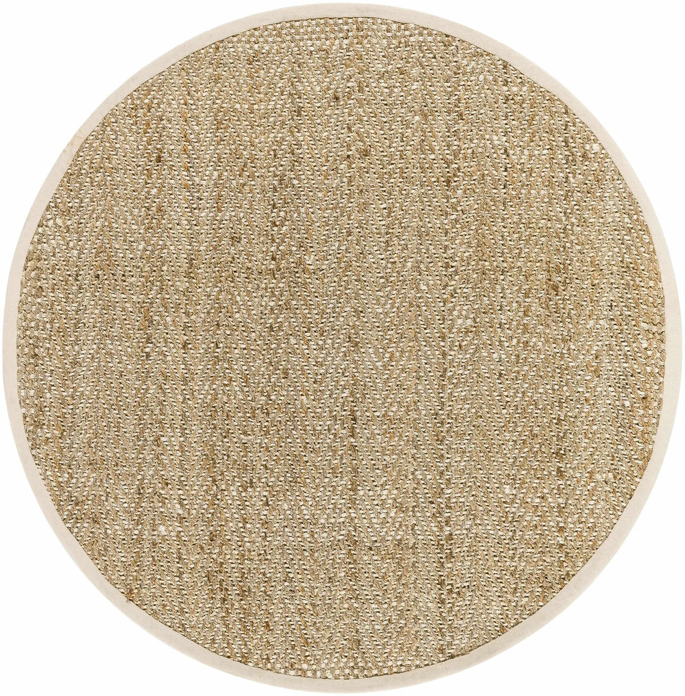 Dinah Natural Textured Jute Rug by Boutique Rugs