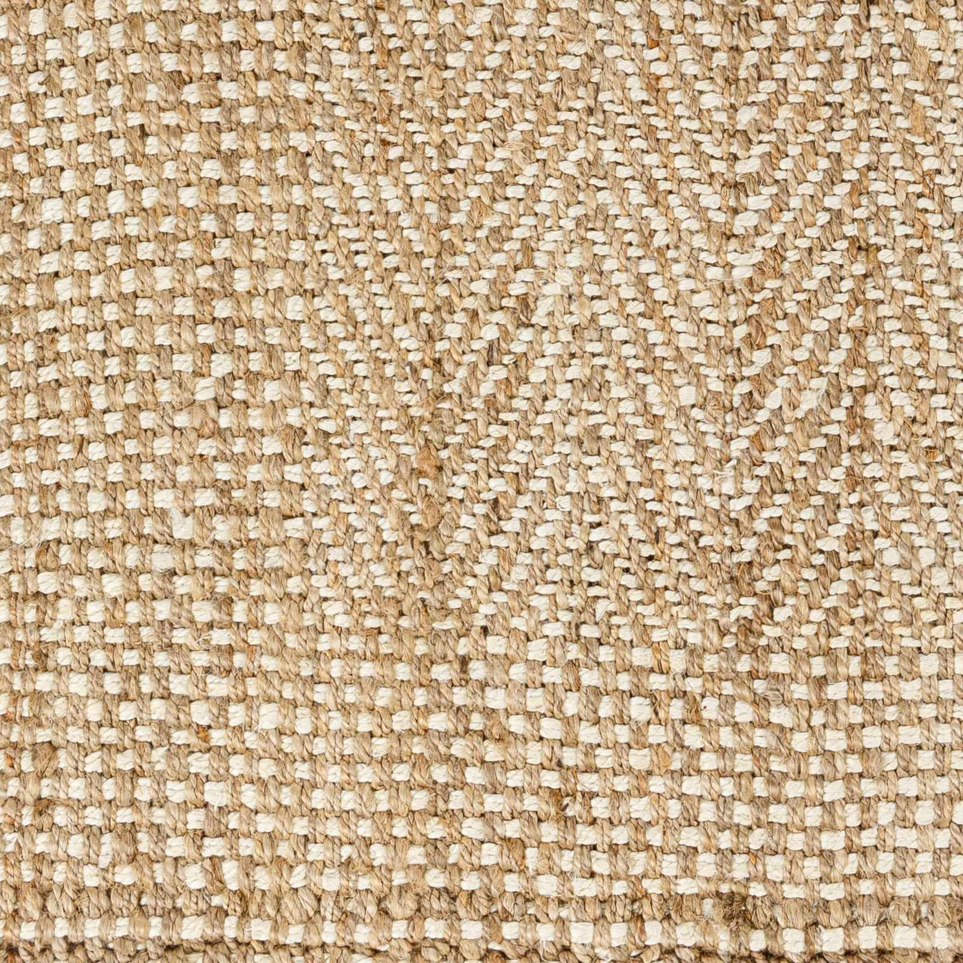 Dinah Natural Textured Jute Rug by Boutique Rugs
