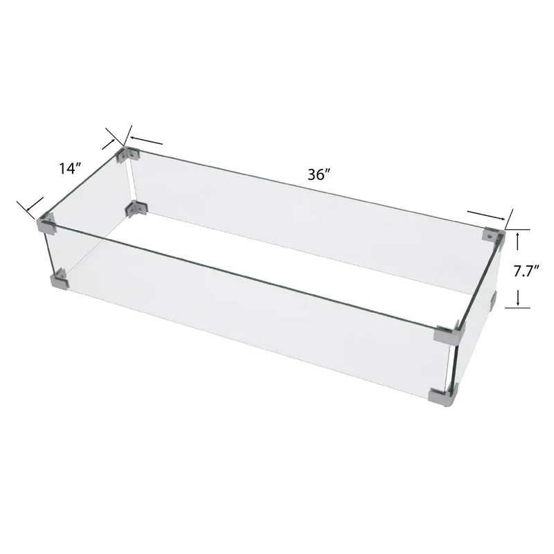 Propane Fire Pit Table Outdoor 50,000 BTU Firepits for Outside CSA Certified by EnvelorHome
