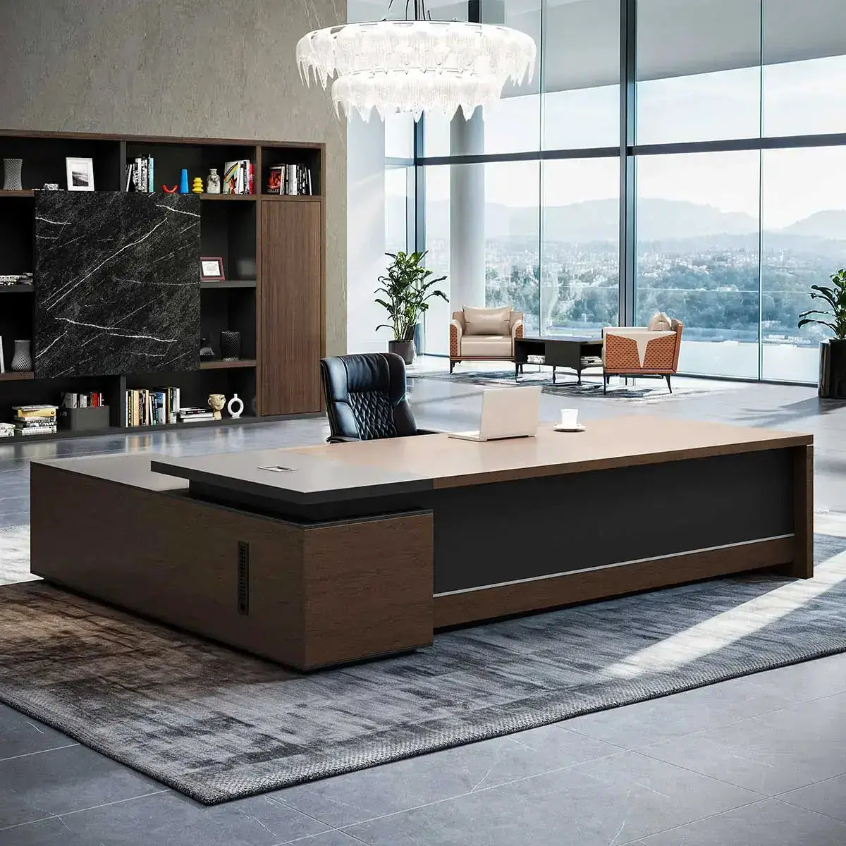 Hershey · Modern L-Shaped Executive Desk by Arc Grove
