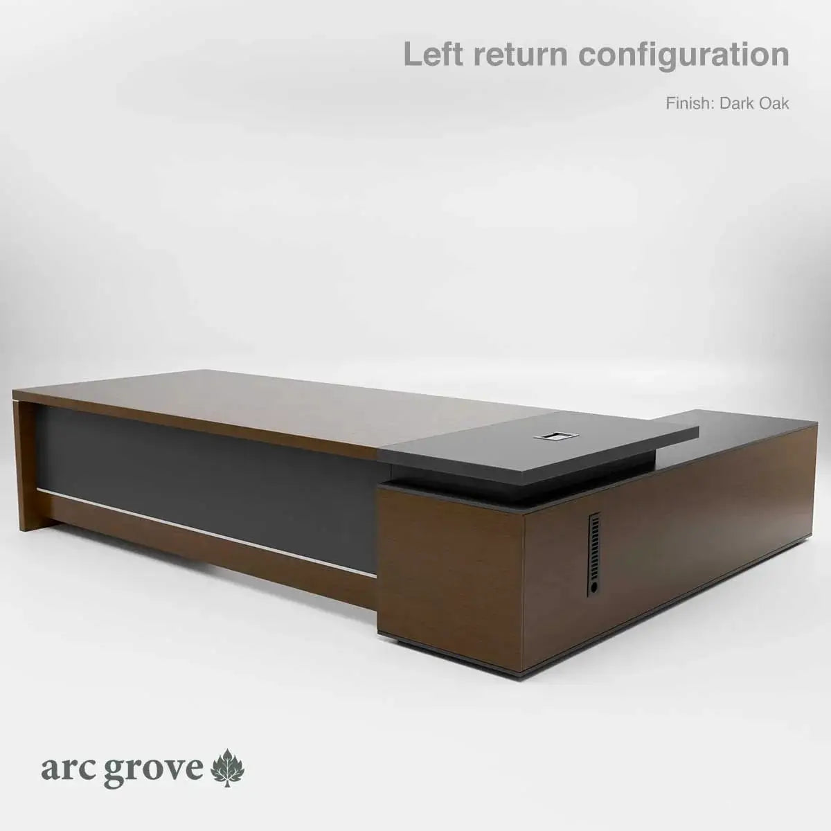 Hershey · Modern L-Shaped Executive Desk by Arc Grove