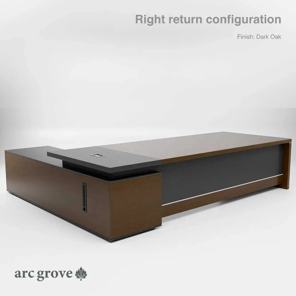 Hershey · Modern L-Shaped Executive Desk by Arc Grove