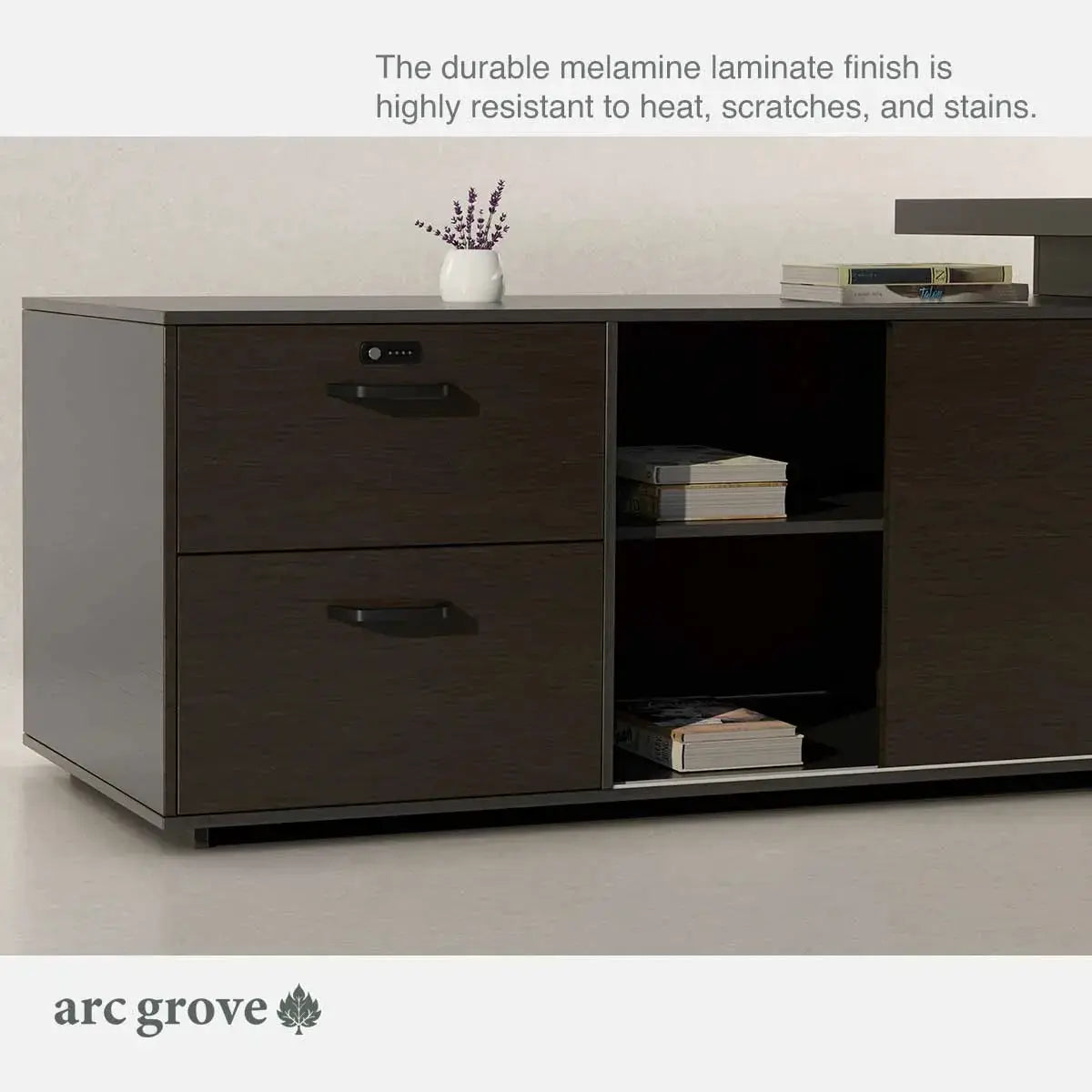 Hershey · Modern L-Shaped Executive Desk by Arc Grove