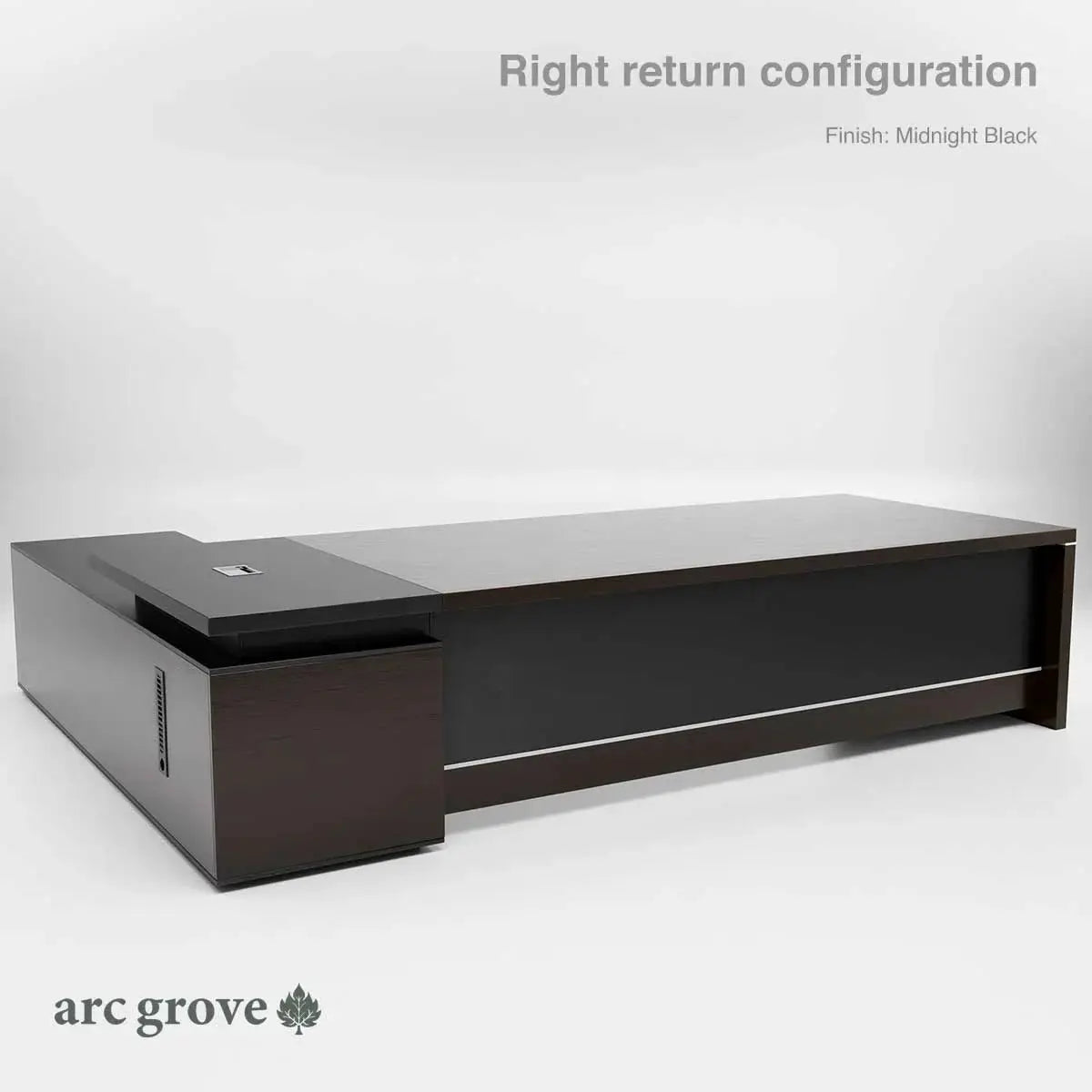Hershey · Modern L-Shaped Executive Desk by Arc Grove