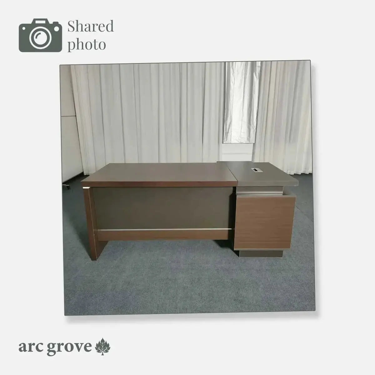 Hershey · Modern L-Shaped Executive Desk by Arc Grove