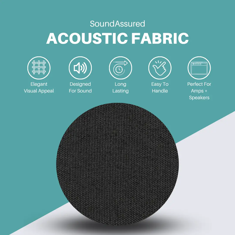 TruWeave™ Acoustic Fabric by SoundAssured - Single Layer (100% Acoustically Transparent) by SoundAssured