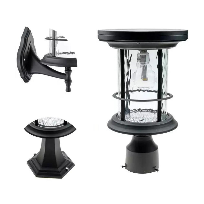Outdoor Pole/Base/Wall Mount Solar LED Light - Yard Path Lighting - 100 Lumens by HomePacific