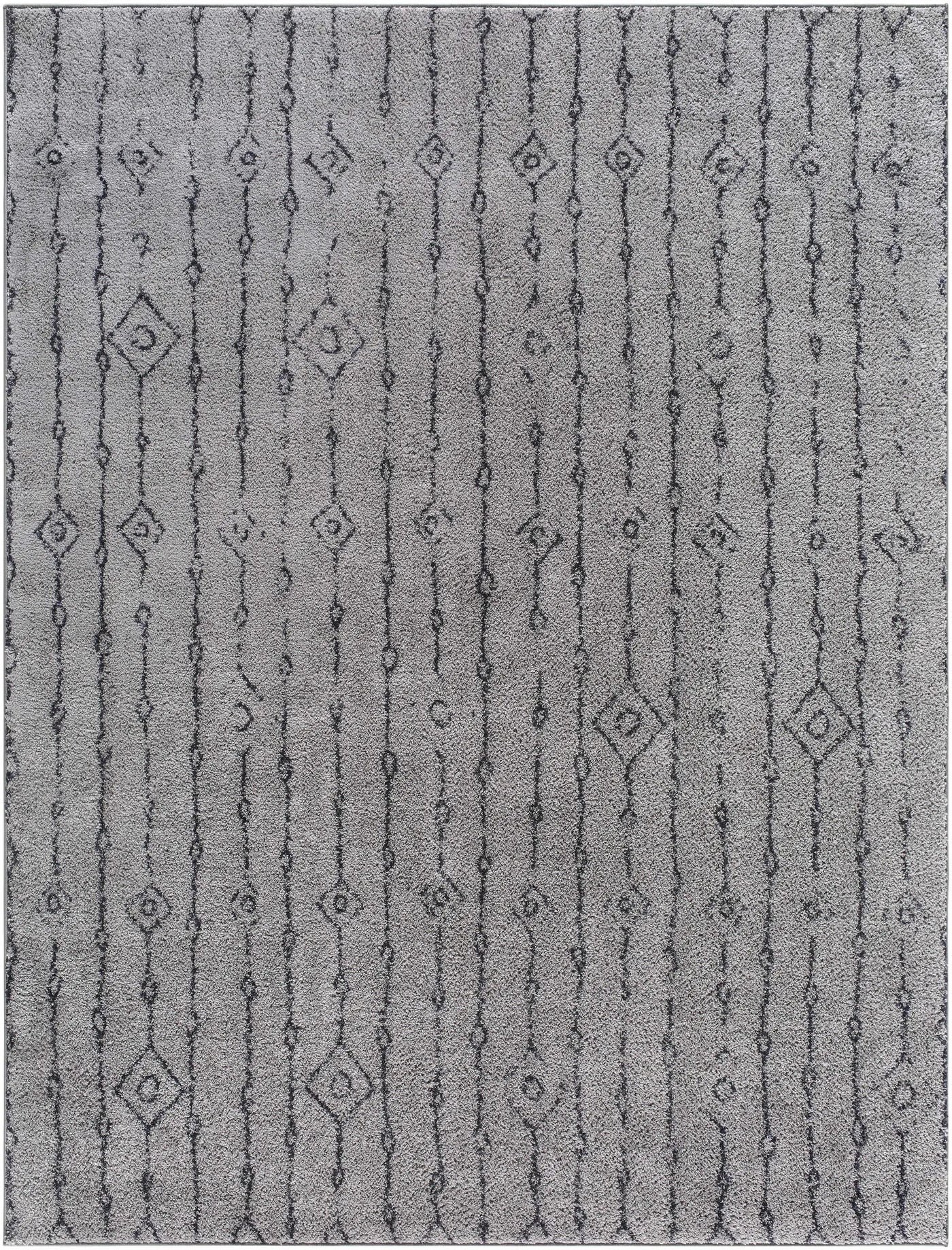 Demi Gray Washable Area Rug - Clearance by Boutique Rugs