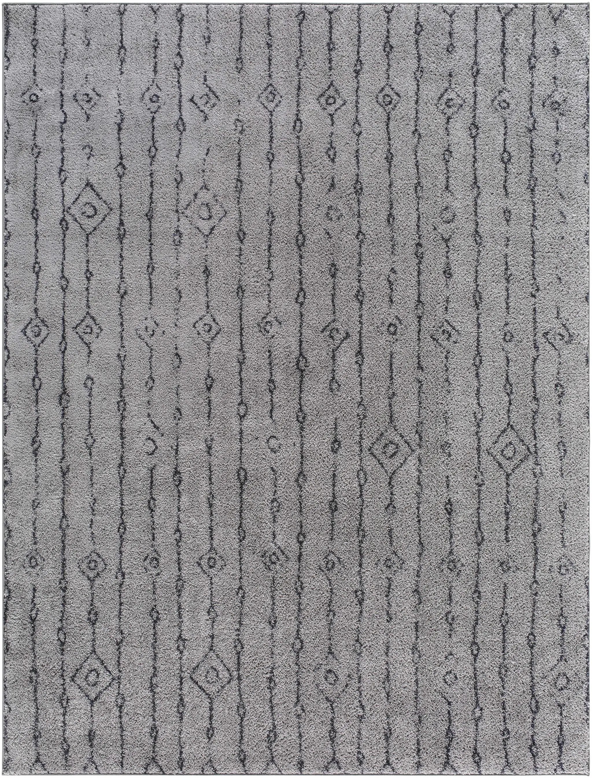 Demi Gray Washable Area Rug - Clearance by Boutique Rugs