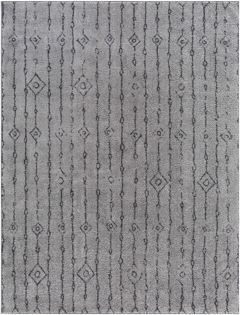 Demi Gray Washable Area Rug - Clearance by Boutique Rugs