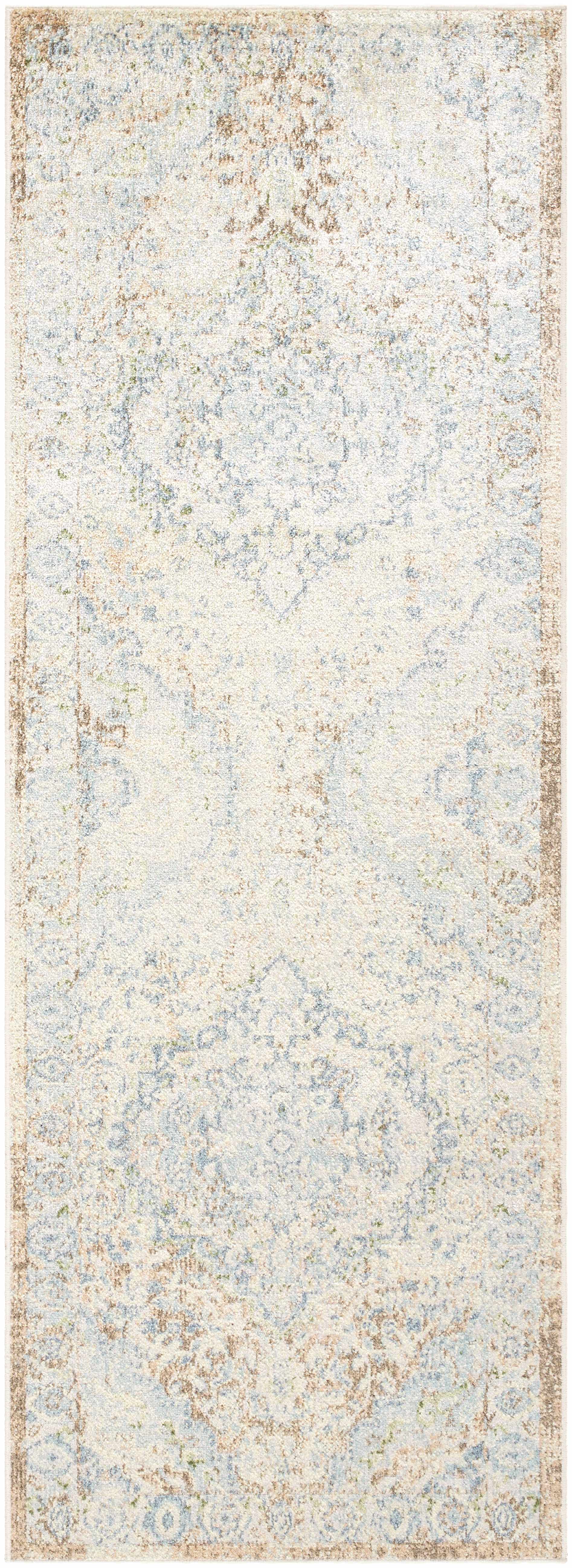 Aurum Blue Washable Area Rug - Clearance by Boutique Rugs