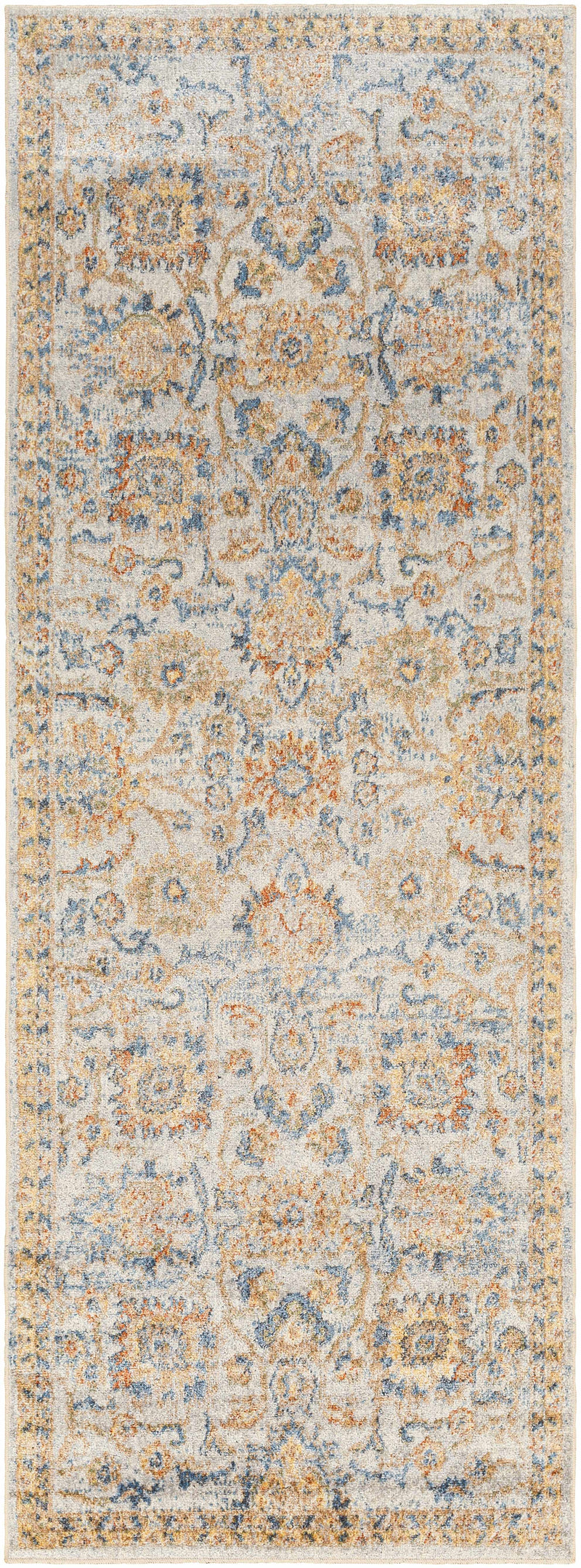 Dion Washable Floral Rug - Clearance by Boutique Rugs