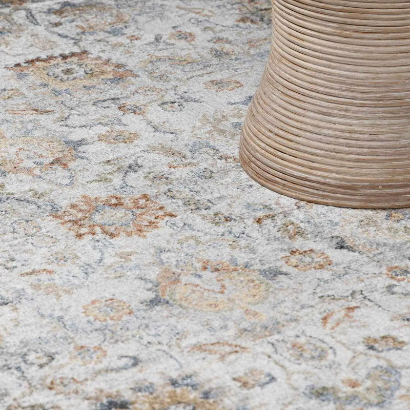 Dion Washable Floral Rug - Clearance by Boutique Rugs