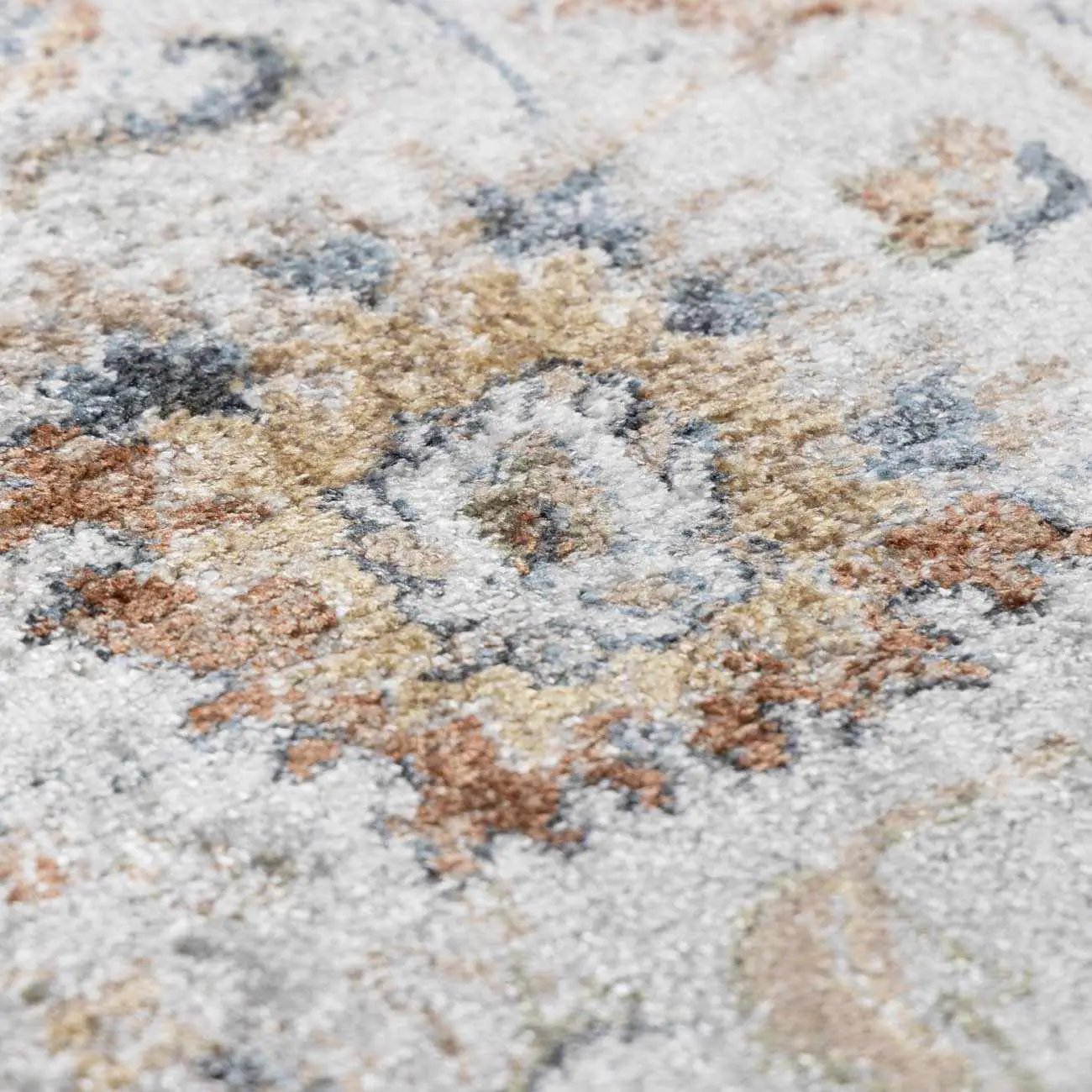 Dion Washable Floral Rug - Clearance by Boutique Rugs