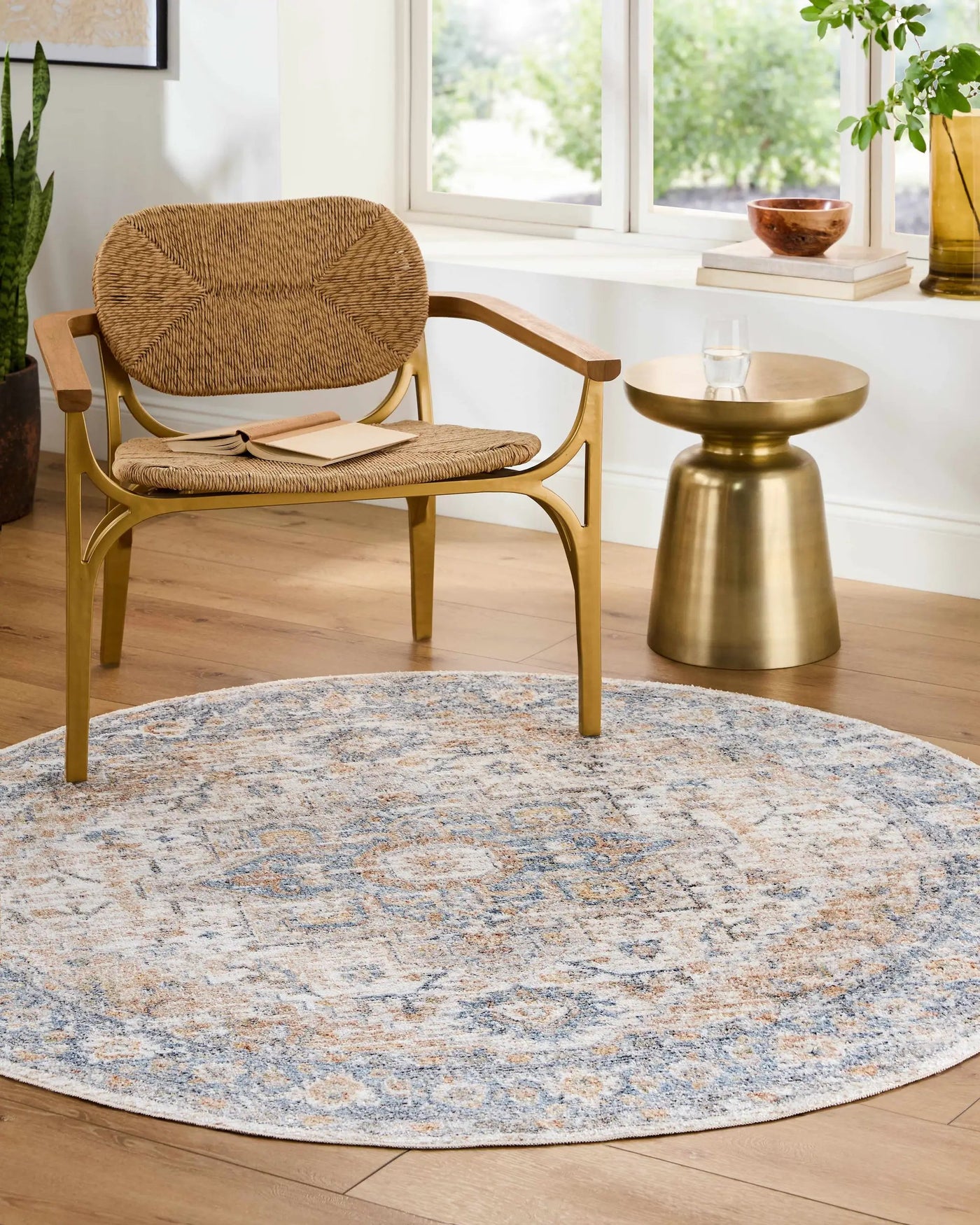 Ezri Cream Washable Area Rug by Boutique Rugs