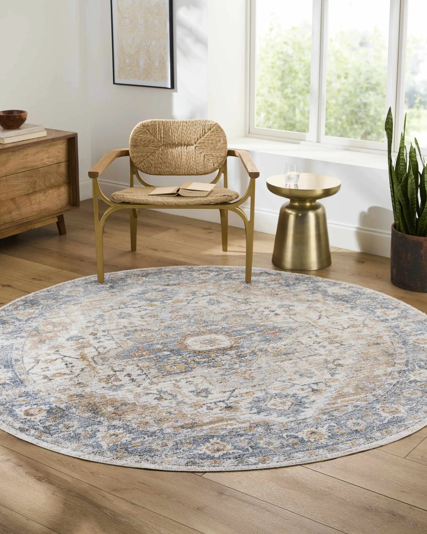 Ezri Cream Washable Area Rug by Boutique Rugs