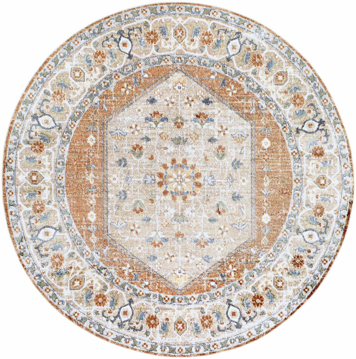 Gael Rust Boutique Washable Rug by Boutique Rugs