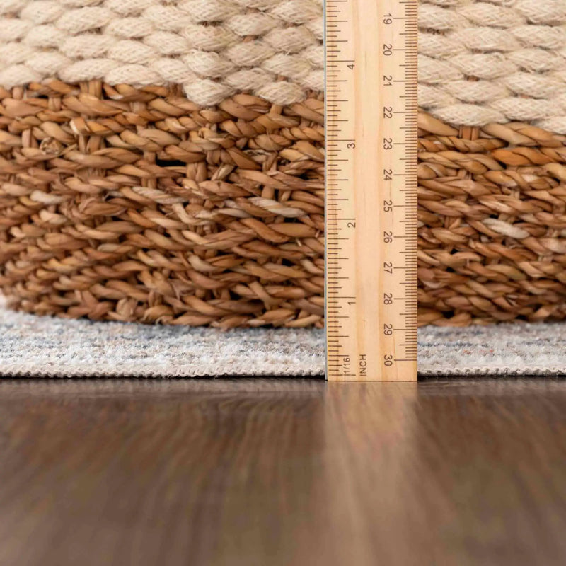 Neta Red & Blue Flat Pile Washable Rug - Clearance by Boutique Rugs