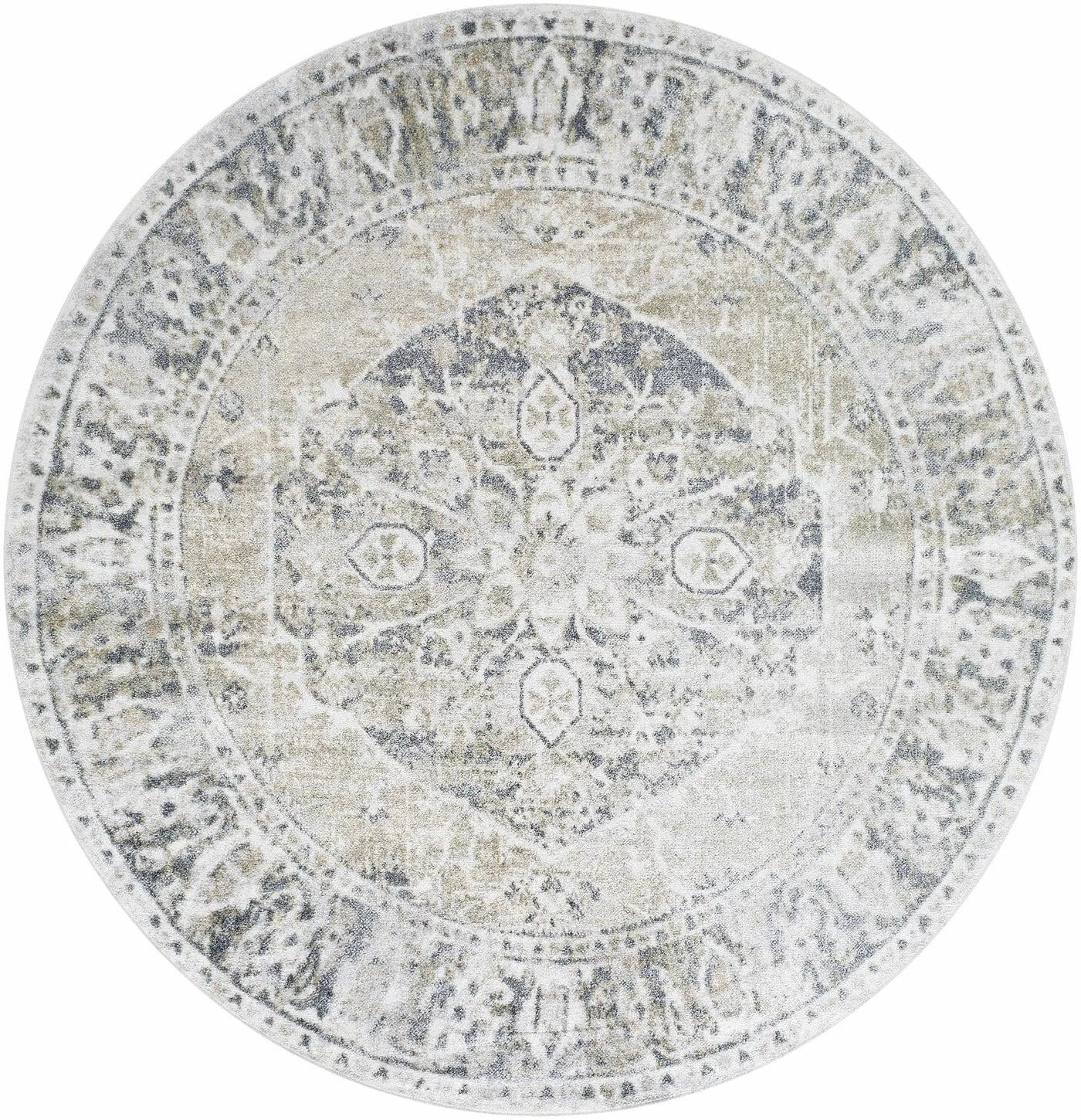 Rudo Beige Flat Pile Washable Rug by Boutique Rugs