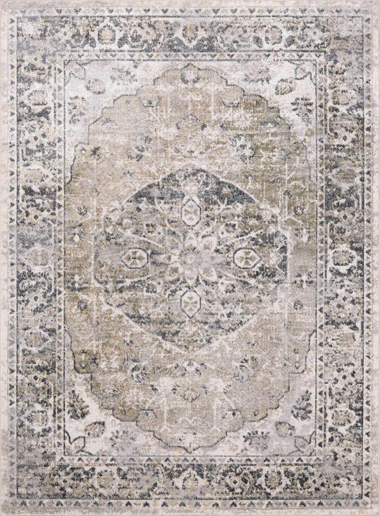 Rudo Beige Flat Pile Washable Rug by Boutique Rugs