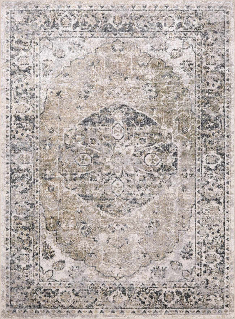 Rudo Beige Flat Pile Washable Rug by Boutique Rugs