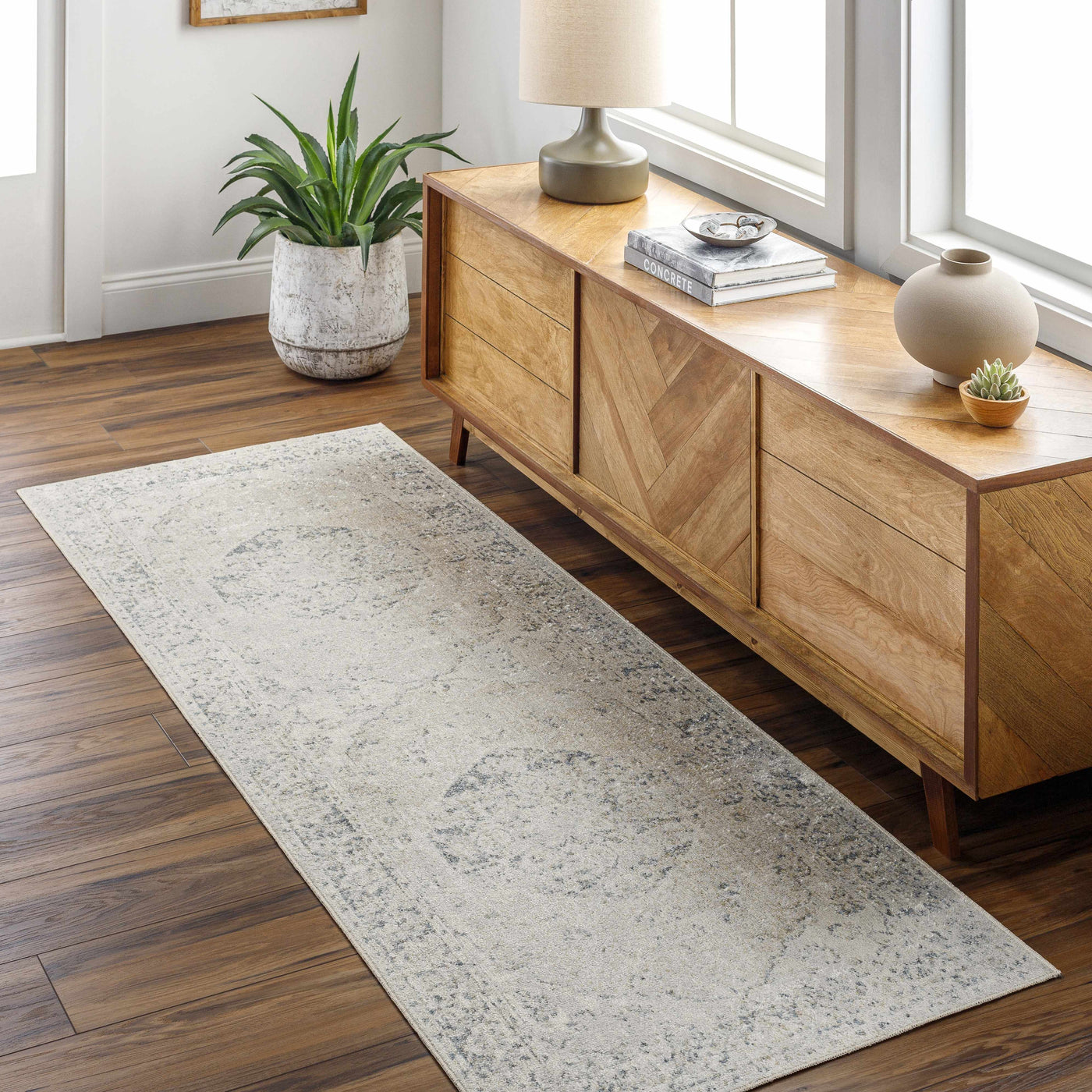 Rudo Flat Pile Washable Rug by Boutique Rugs