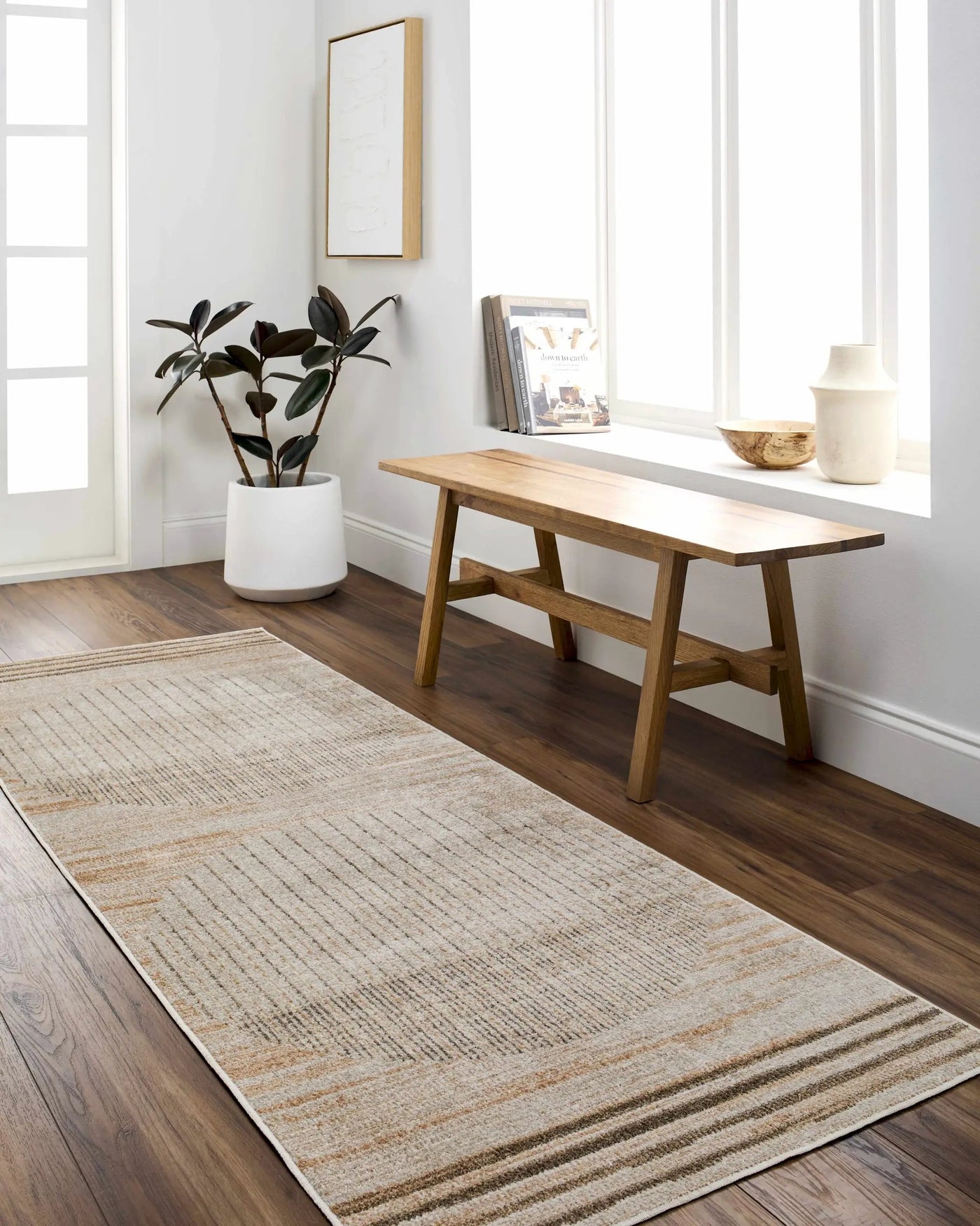 Thad Beige Washable Area Rug by Boutique Rugs