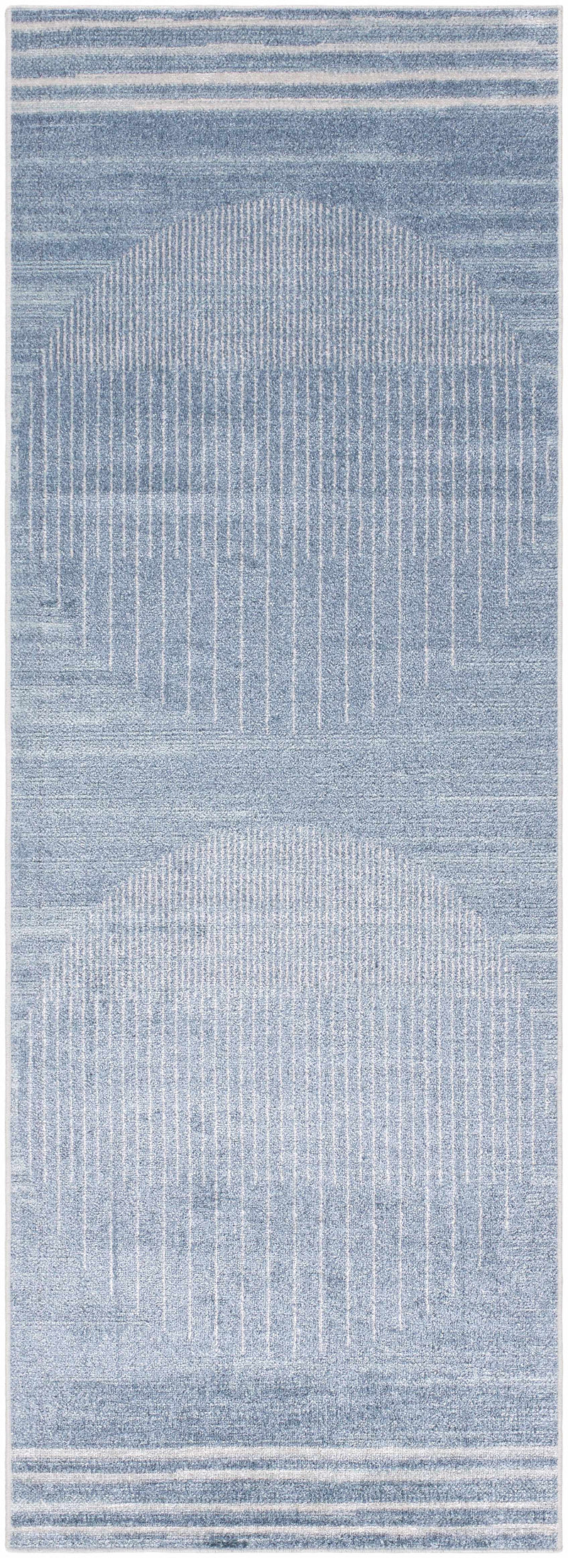 Thad Blue Washable Area Rug - Clearance by Boutique Rugs