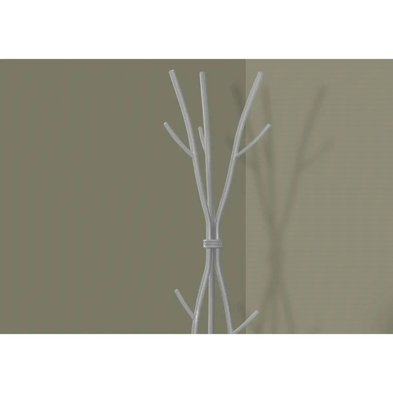 74-inch Freestanding Silver Metal Coat Rack Entryway Hall Tree Umbrella Stand by HomePacific