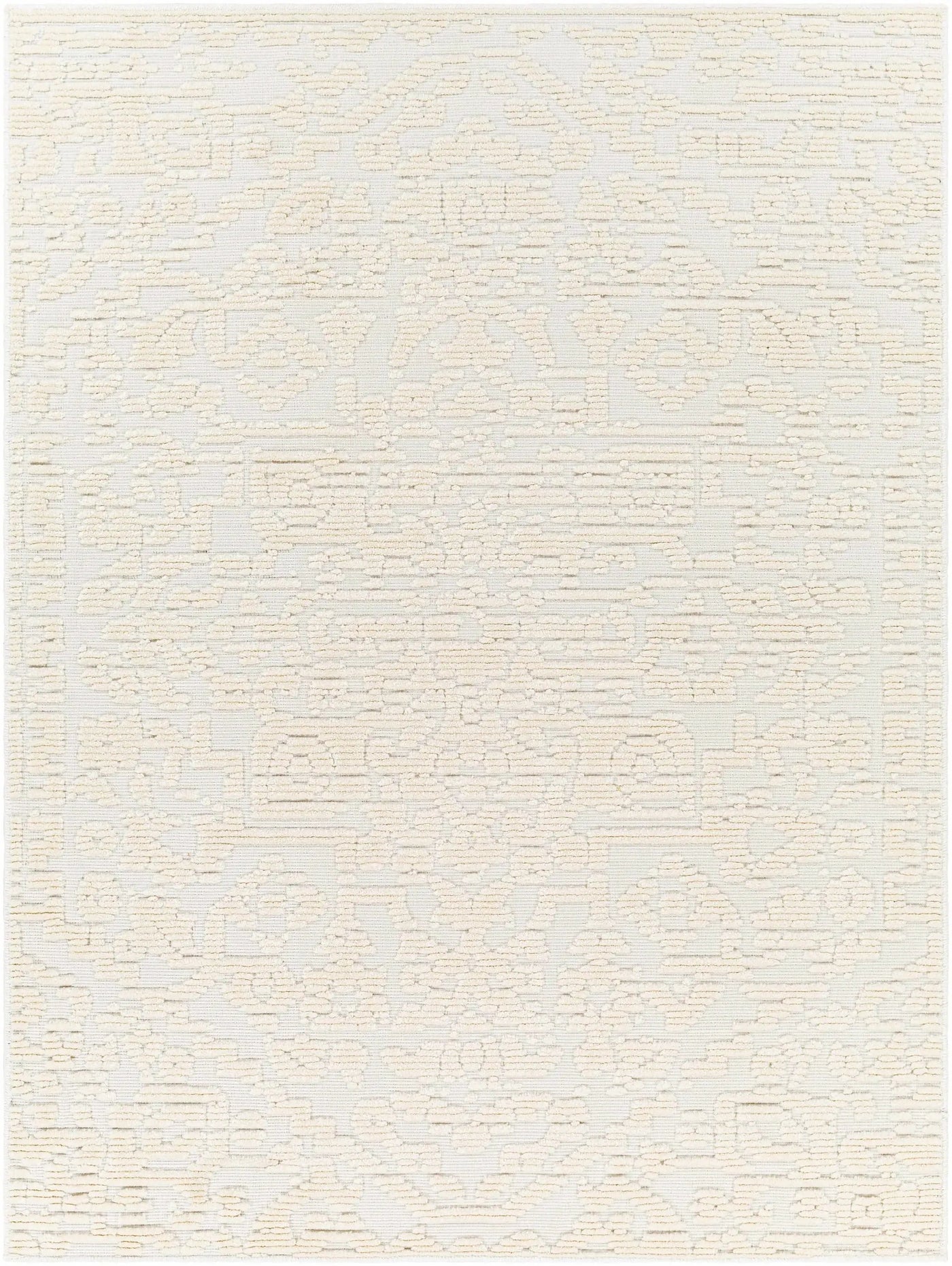 Beren Cream Washable Area Rug - Clearance by Boutique Rugs