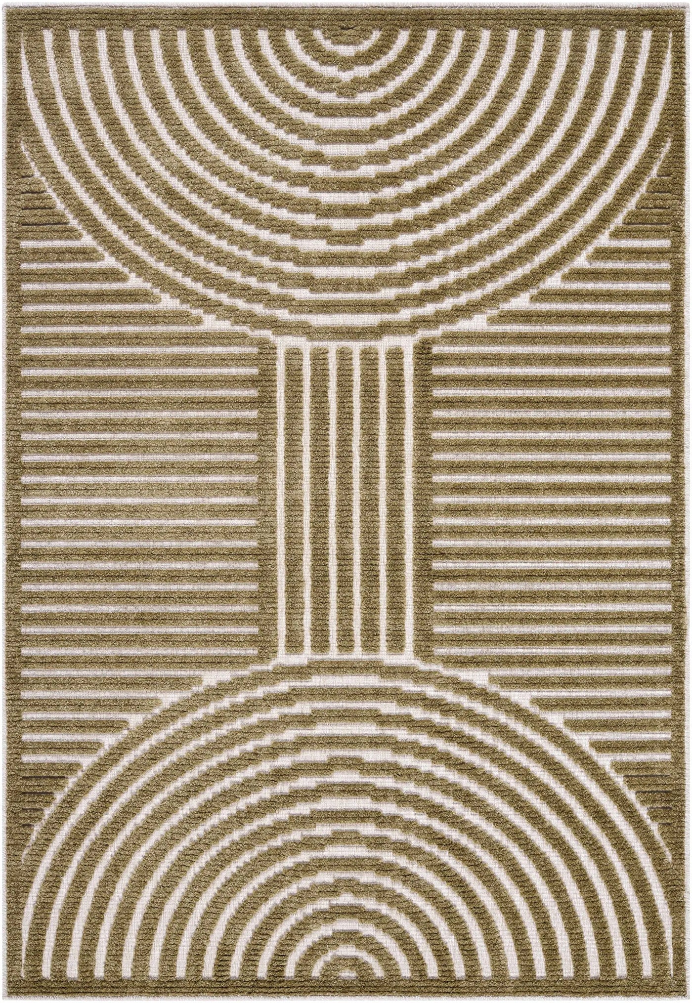 Deron Khaki Washable Area Rug by Boutique Rugs