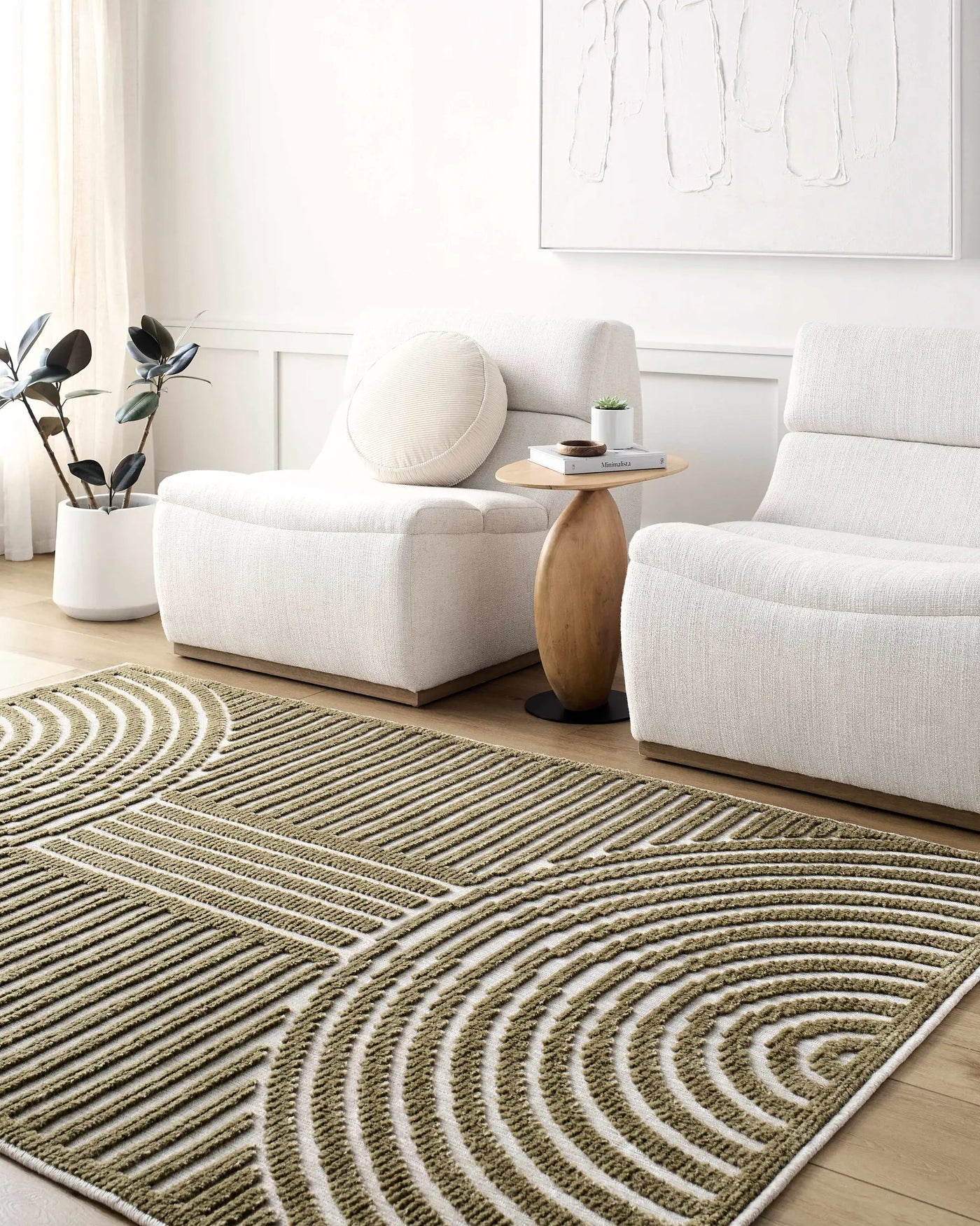 Deron Khaki Washable Area Rug by Boutique Rugs