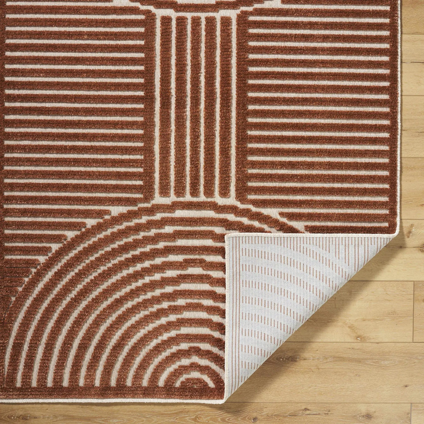 Deron Brown Washable Area Rug by Boutique Rugs