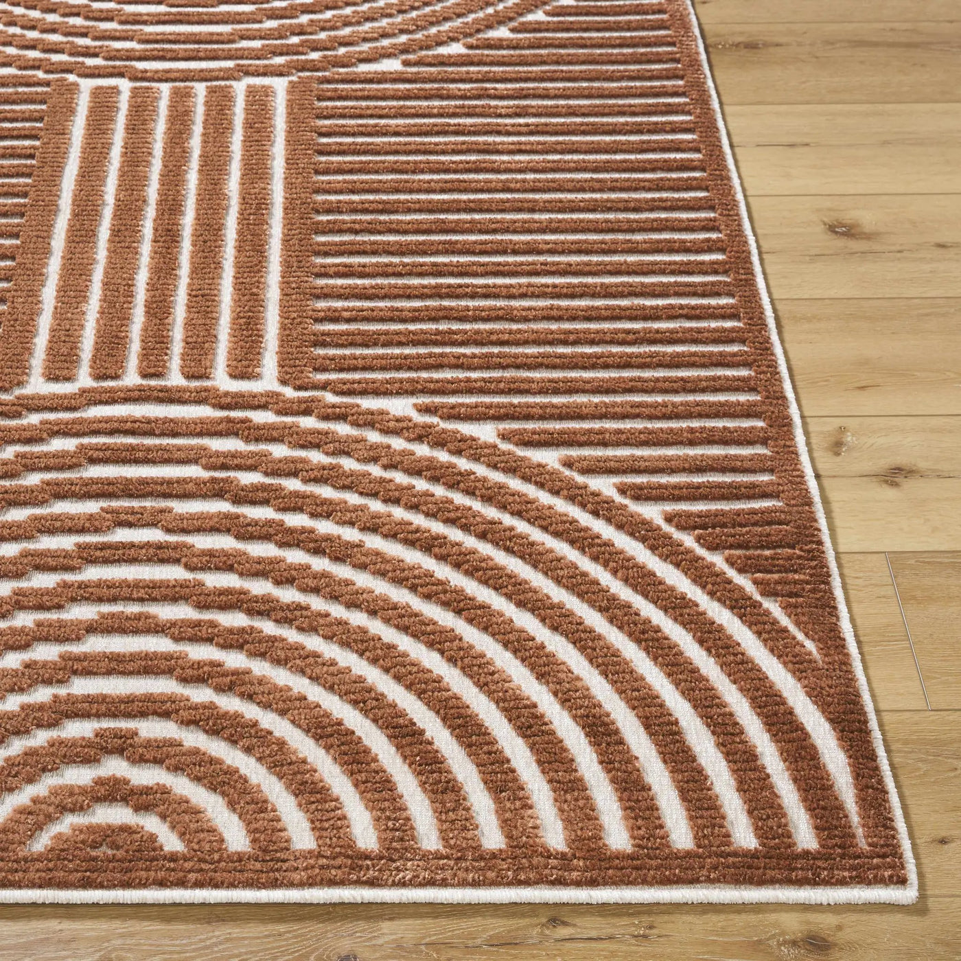 Deron Brown Washable Area Rug by Boutique Rugs