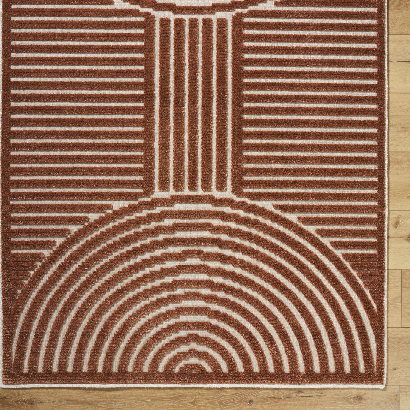 Deron Brown Washable Area Rug by Boutique Rugs