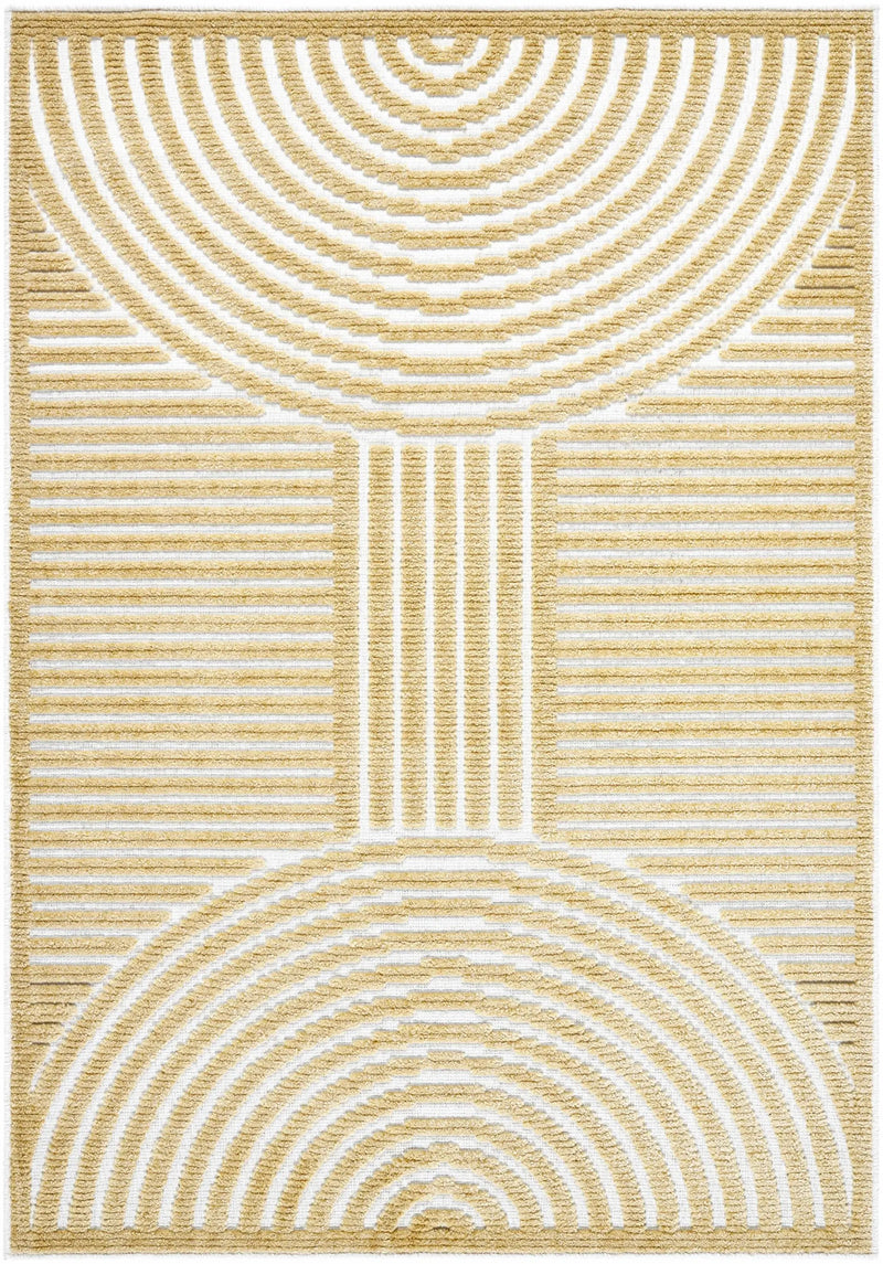 Deron Mustard Washable Area Rug by Boutique Rugs
