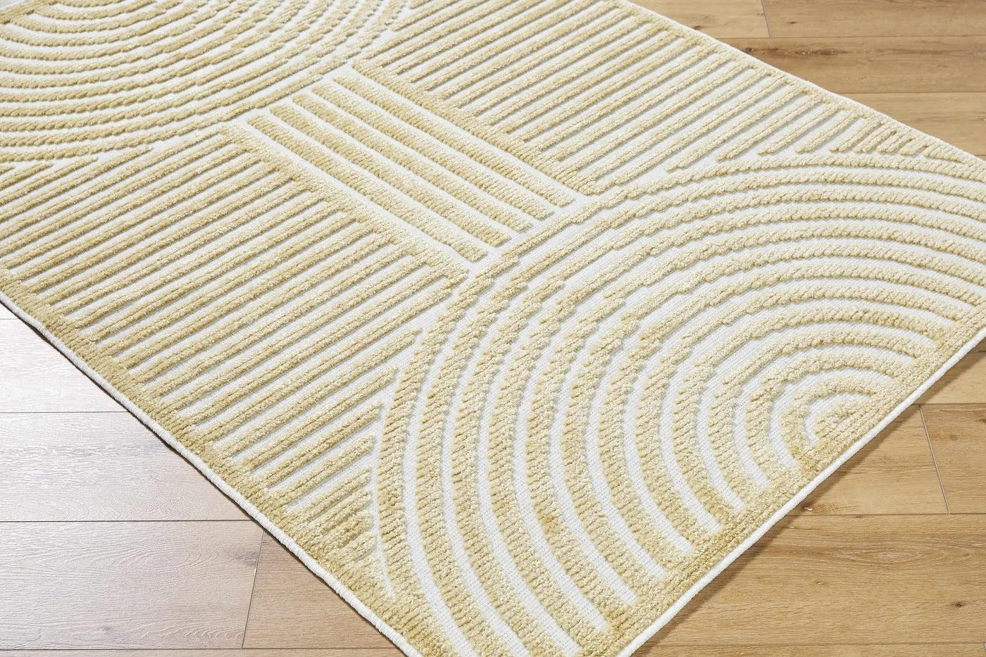 Deron Mustard Washable Area Rug by Boutique Rugs