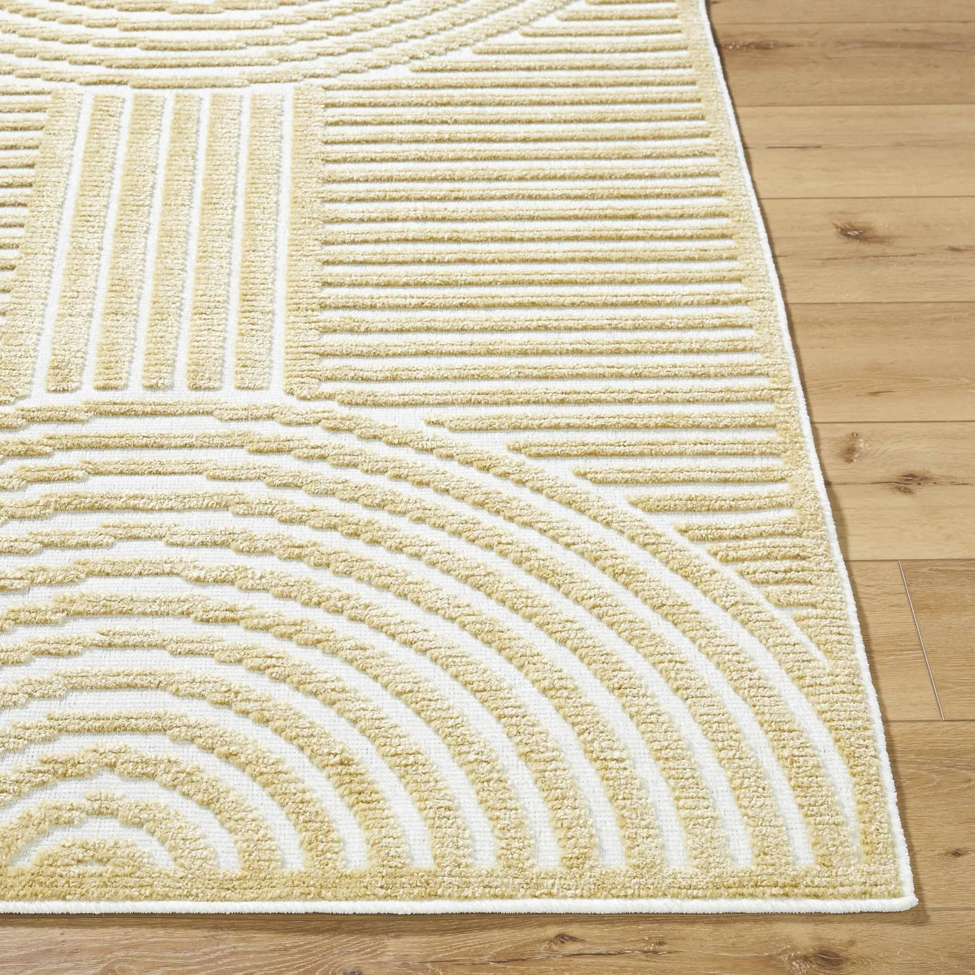 Deron Mustard Washable Area Rug by Boutique Rugs